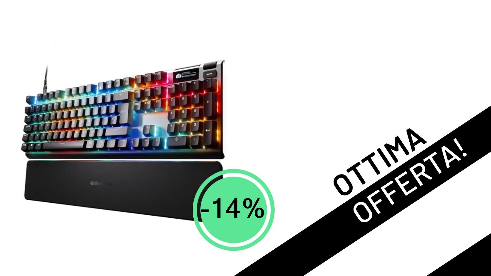 Offerta Imperdibile: La SteelSeries Apex Pro Gen 3, Tastiera Gaming Rivoluzionaria, Scontata del 14%!