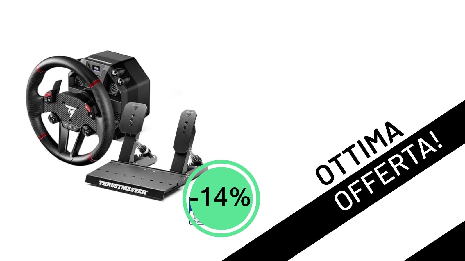 Il Thrustmaster T598 Volante Direct Drive è in offerta: realismo senza precedenti a -14%!