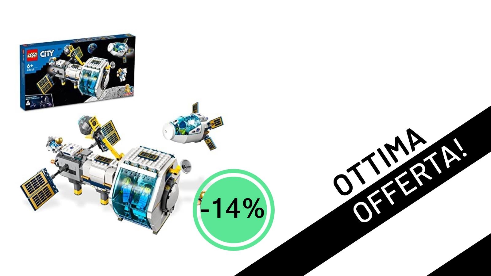 L'epica Stazione Spaziale Lunare LEGO 60349 è in offerta lampo: non perdere lo sconto del 14%!