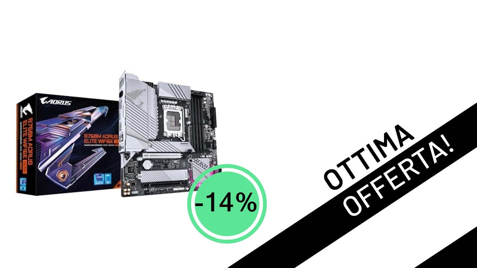 GIGABYTE B760M AORUS ELITE: La Scheda Madre di Nuova Generazione al Prezzo Più Basso di Sempre!