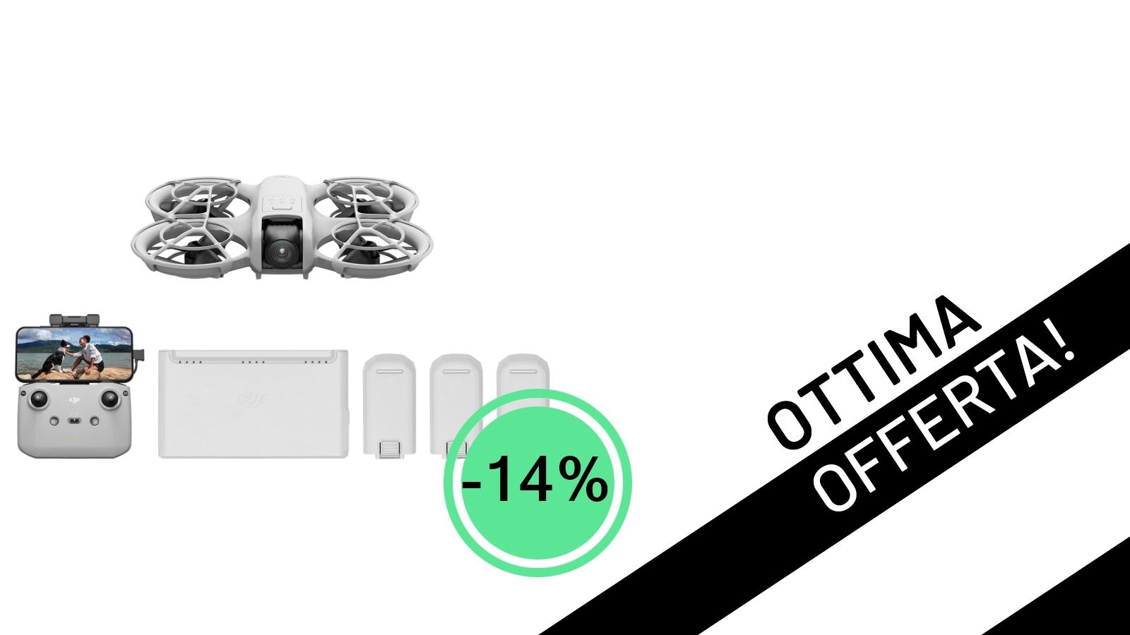 Cattura il Mondo dall'Alto: DJI Neo Combo Fly More in Offerta Imperdibile a 298,99€!