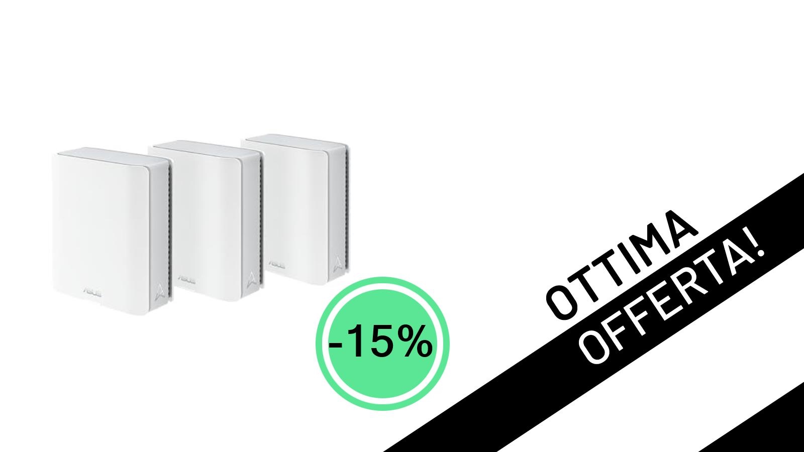 Rivoluziona la Tua Connettività: ASUS ZenWiFi BT10 WiFi 7 Mesh in Offerta Scontato del -15%
