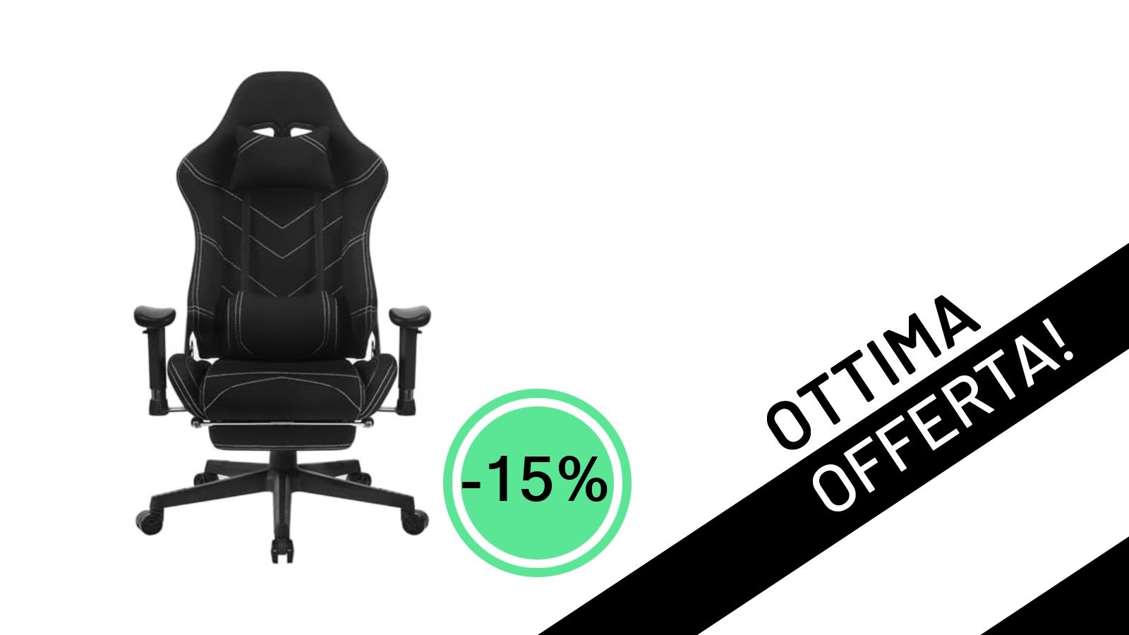 Comfort Senza Compromessi: La Sedia Gaming WOLTU per Taglie Forti Scontata del 15%!