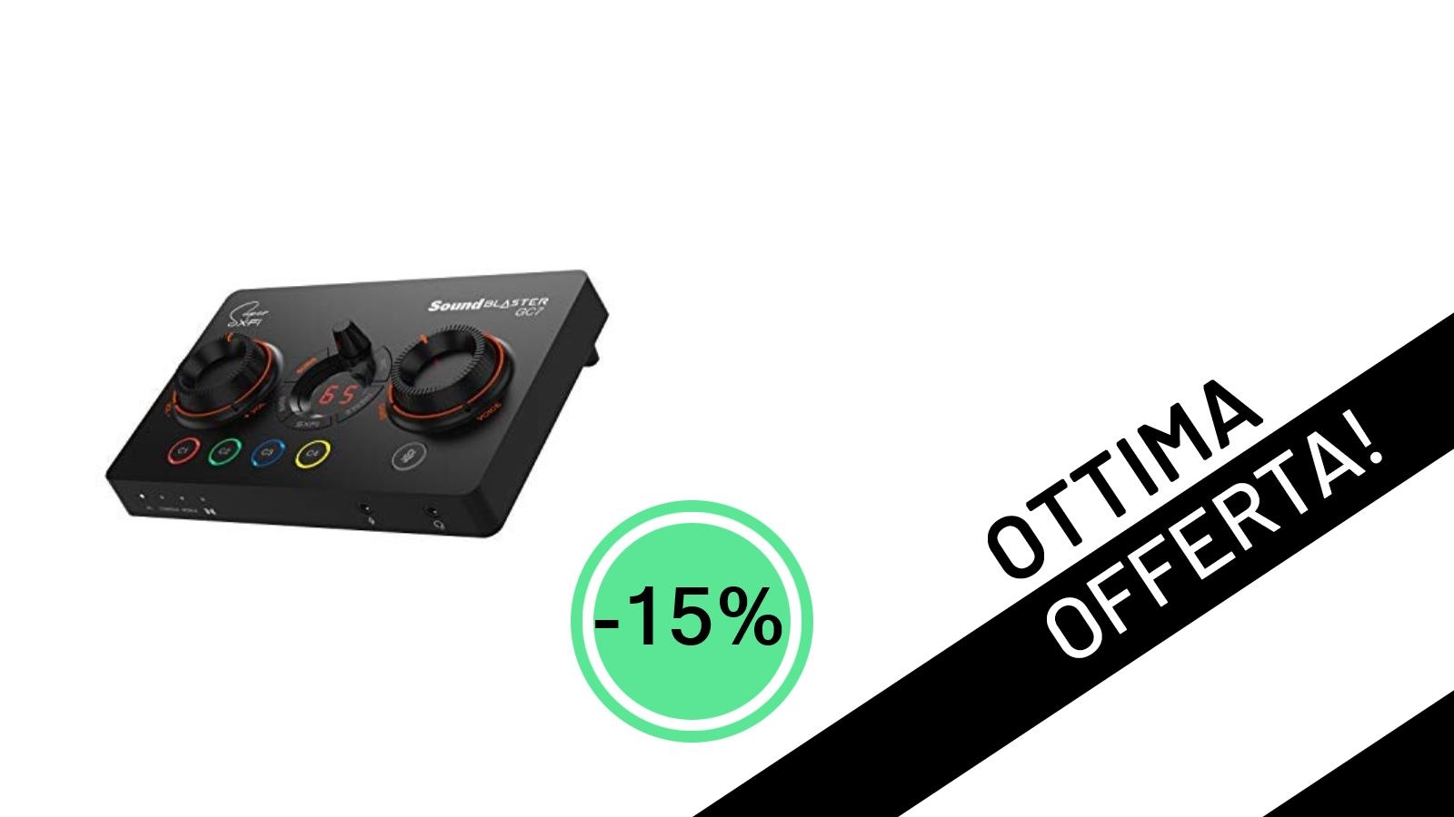 Non perdere l'offerta sul Creative Sound Blaster GC7: il DAC e Amp essenziale per i gamer è tuo a un prezzo incredibile!