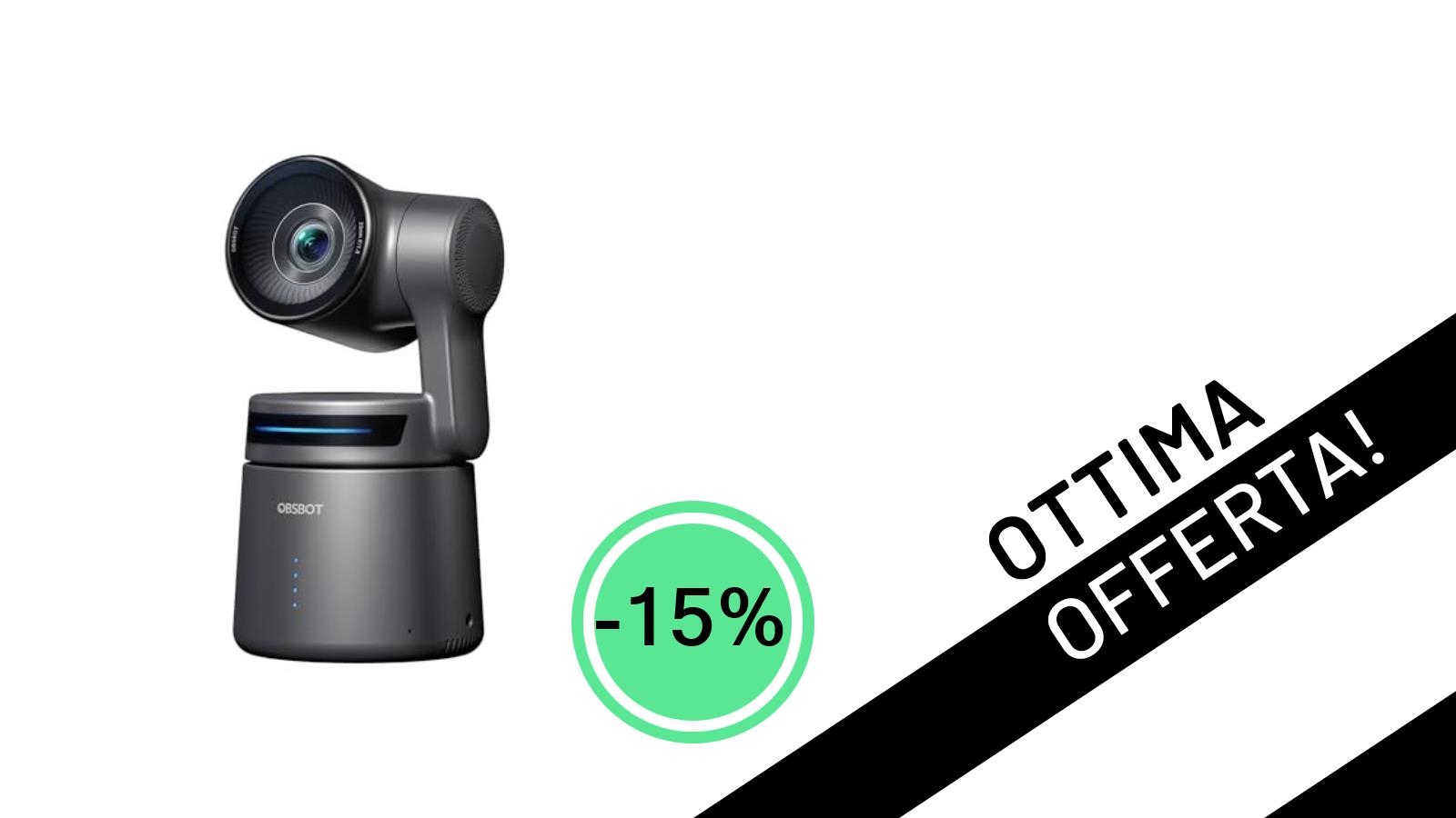 Rivoluziona i Tuoi Contenuti: OBSBOT Tail Air 4K in Offerta Esclusiva al 15% di Sconto!