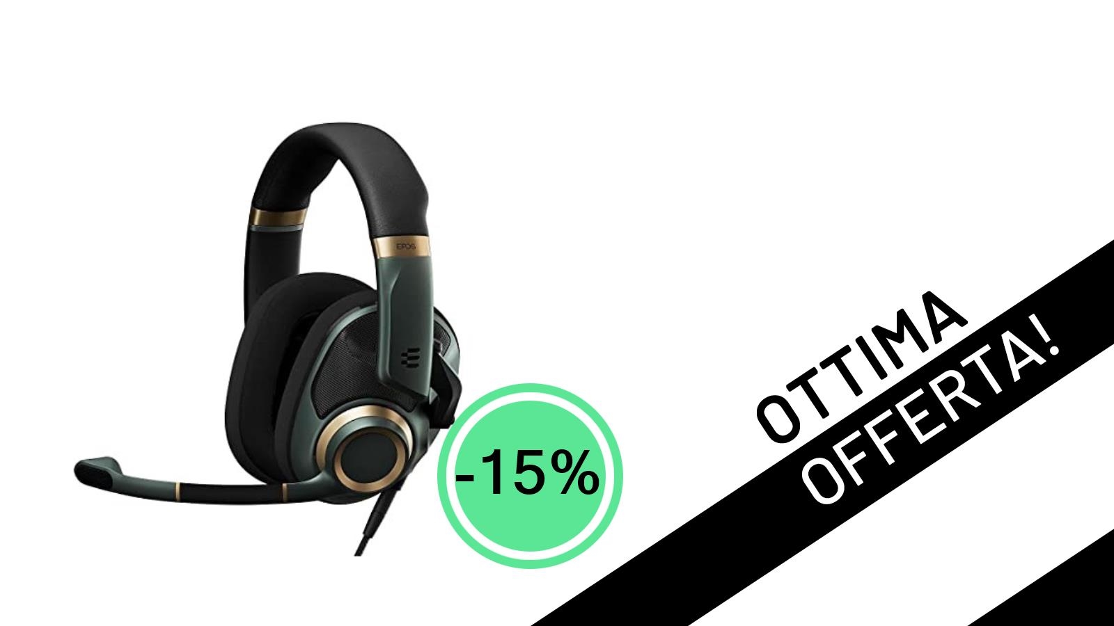 EPOS H6Pro: l'audio da gaming definitivo è tuo con il 15% di sconto!