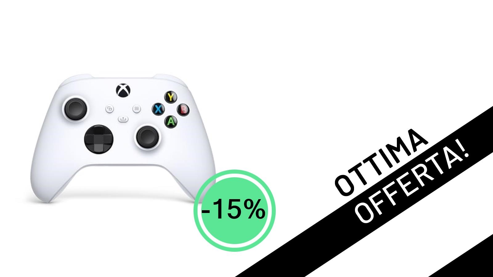 Un'occasione imperdibile: il Controller Wireless Xbox Robot White in super sconto!