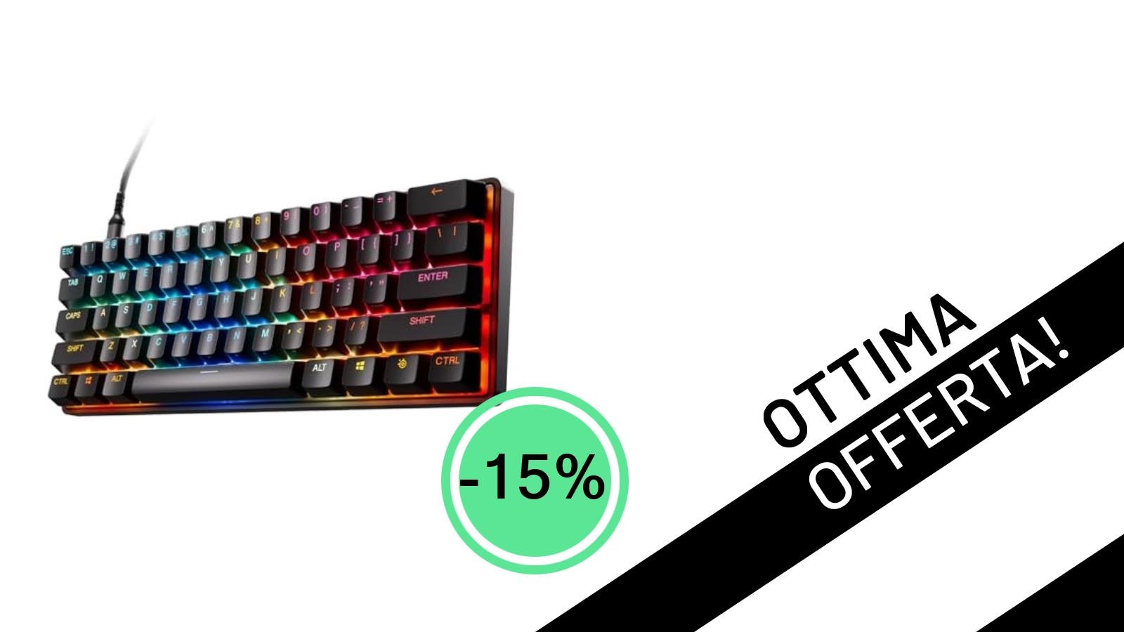 Affare imperdibile: SteelSeries Apex Pro Mini Gen 3 al prezzo più basso di sempre!