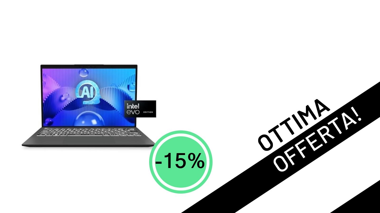 MSI Prestige 13 AI Evo: Potenza AI e Portabilità OLED a un Prezzo Scontato del 15%!
