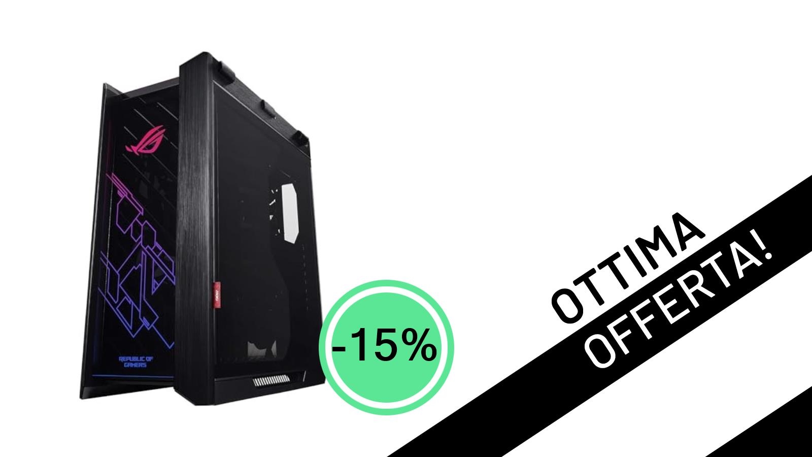 ASUS ROG Strix Helios: Il Case Gaming Premium Scontato del 15% su un Prezzo Incredibile!
