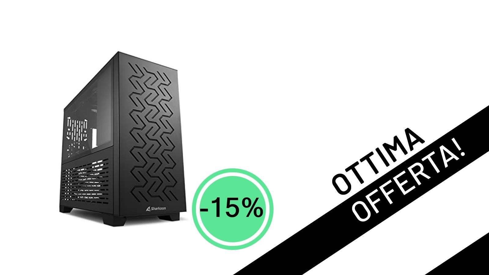 Non perdere l'occasione: il case Sharkoon MS-Z1000 Micro Tower è tuo con il -15% di sconto!