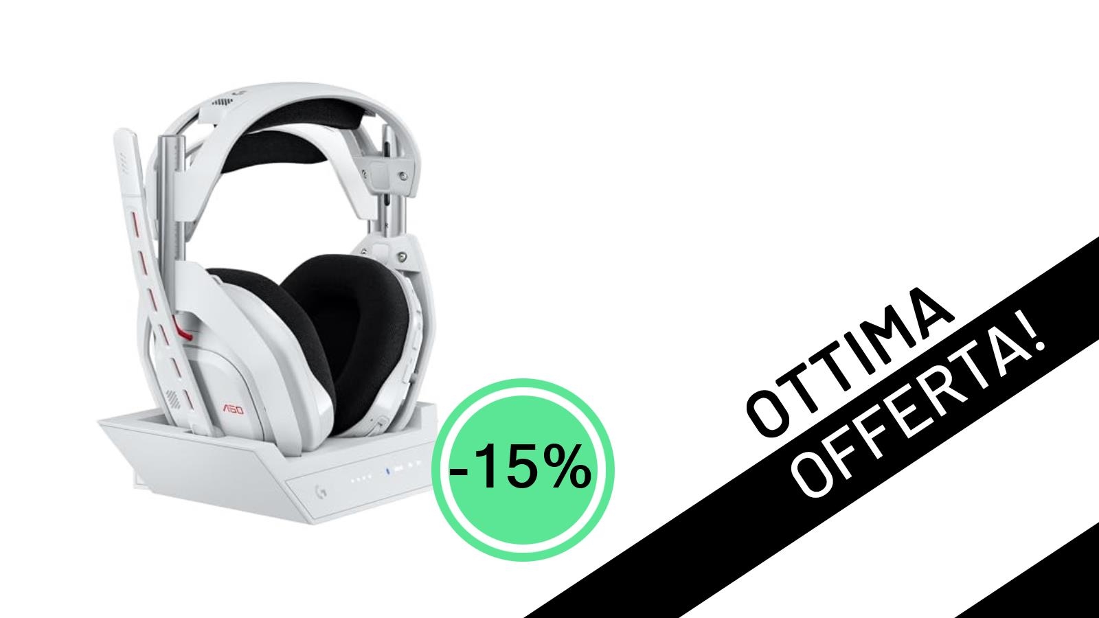 Offerta Imperdibile: Le Cuffie Logitech G Astro A50 X Scontate del 15% per un Audio Gaming Rivoluzionario!