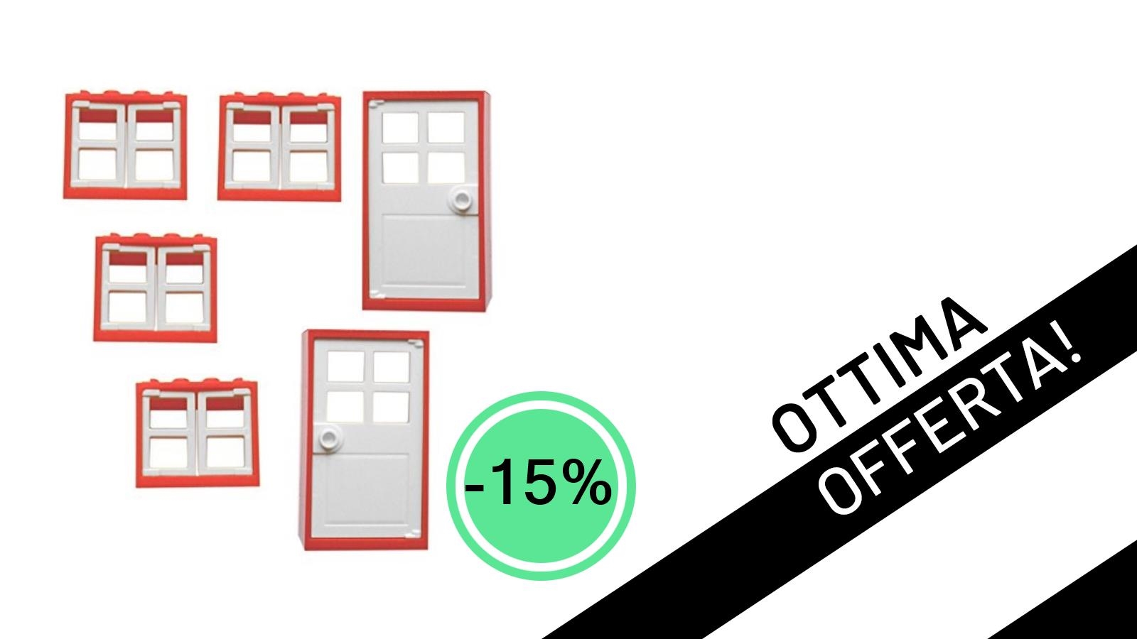 LEGO City: Finestre e Porte, 16 Pezzi con il 15% di Sconto a 18,54€ – L'Offerta da Non Perdere!