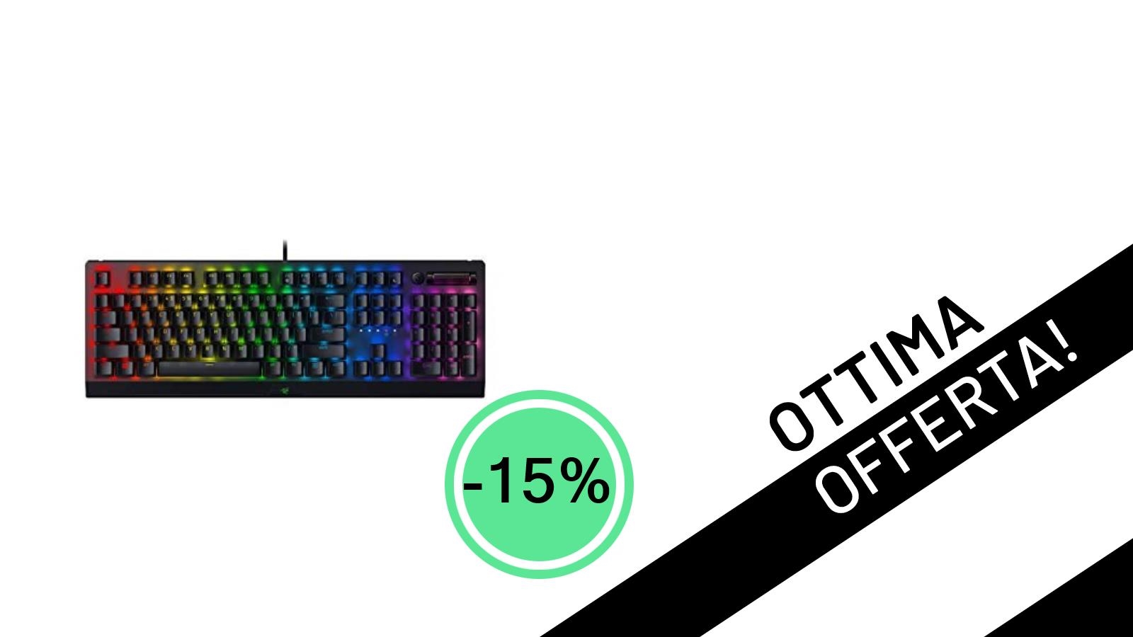 Un Affare Imperdibile: La Razer BlackWidow V4 X Scontata del 15%!