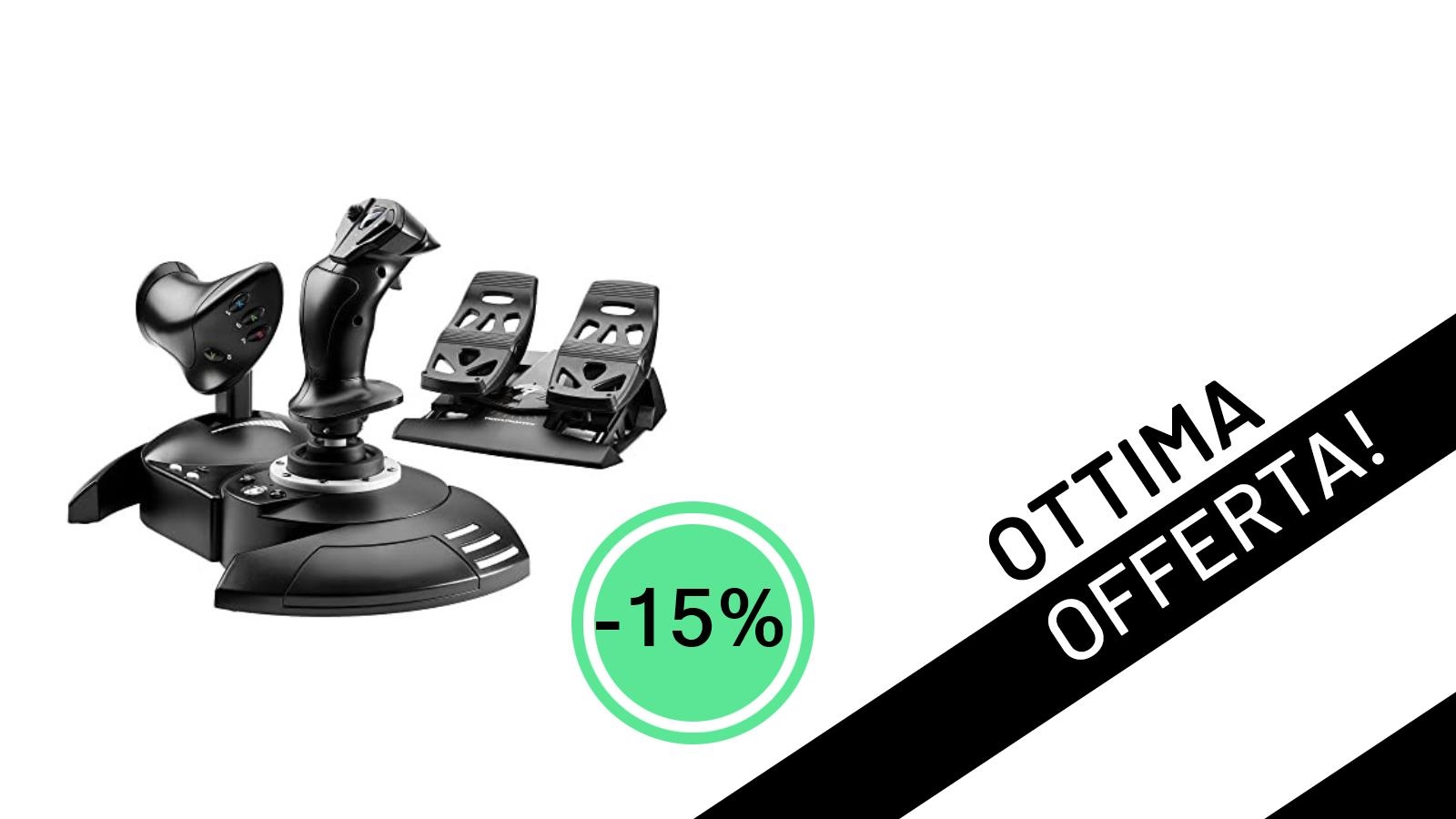 Vola alto con l'offerta: Thrustmaster T.Flight Full Kit X, il simulatore completo per Xbox e PC a soli 169,99€!