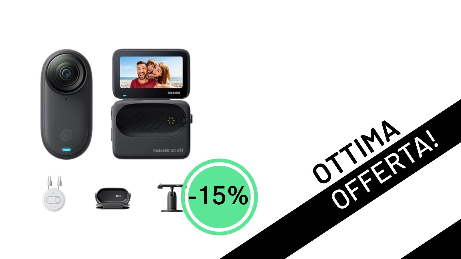 Offerta Imperdibile: Insta360 GO 3S 4K, la Cam Definitiva per Vlogging, Tua a Soli 279€!