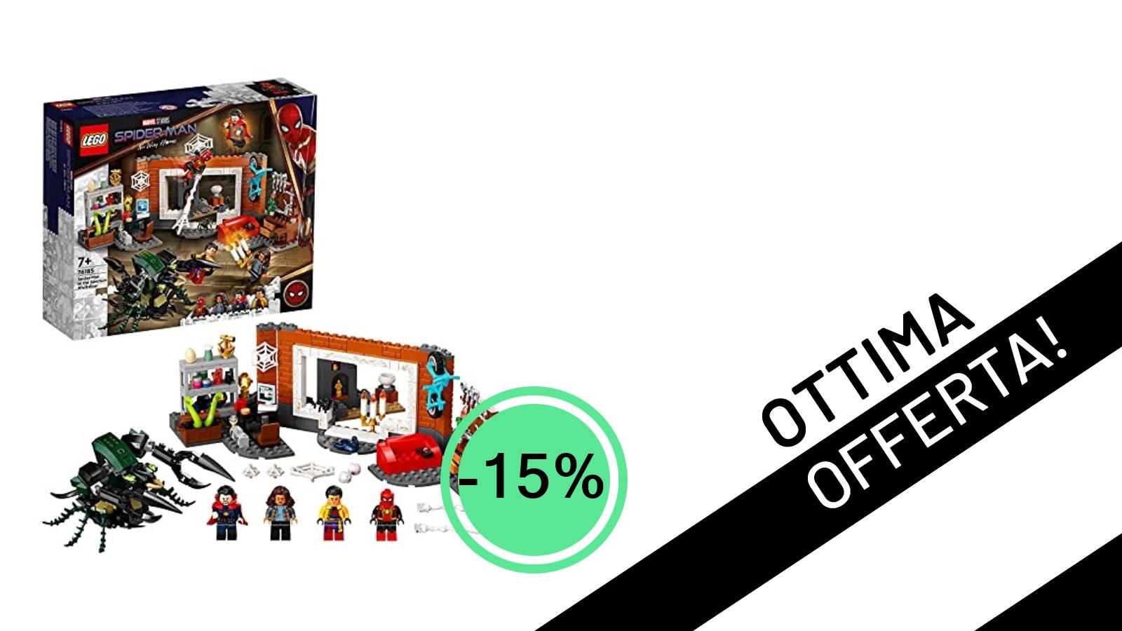LEGO Spider-Man al Laboratorio Sanctum: Non perdere lo sconto del 15% e pagalo solo 49,00€!