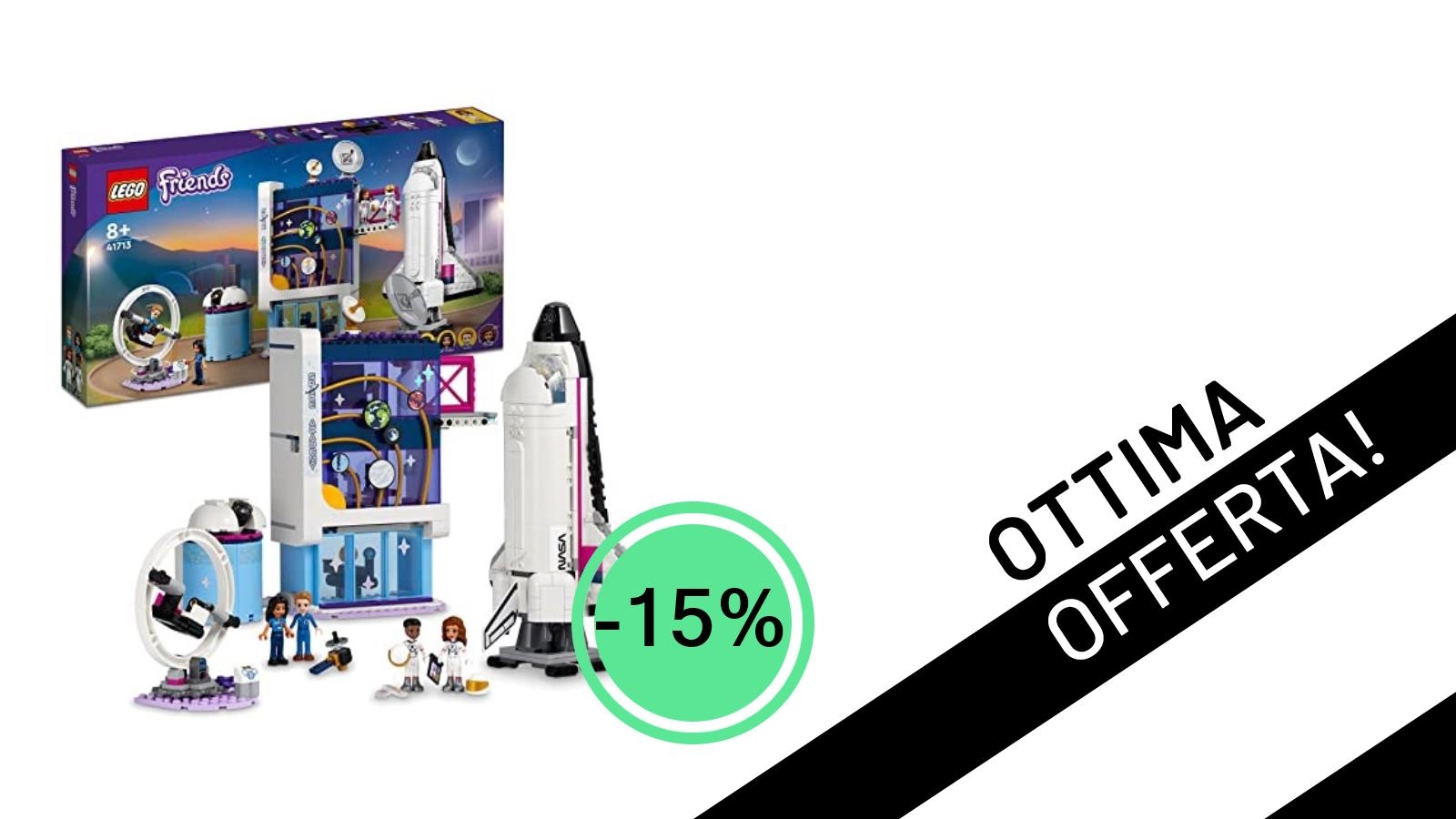 L'Accademia dello Spazio di Olivia: Il Set LEGO Friends 41713 in Offerta Imperdibile!