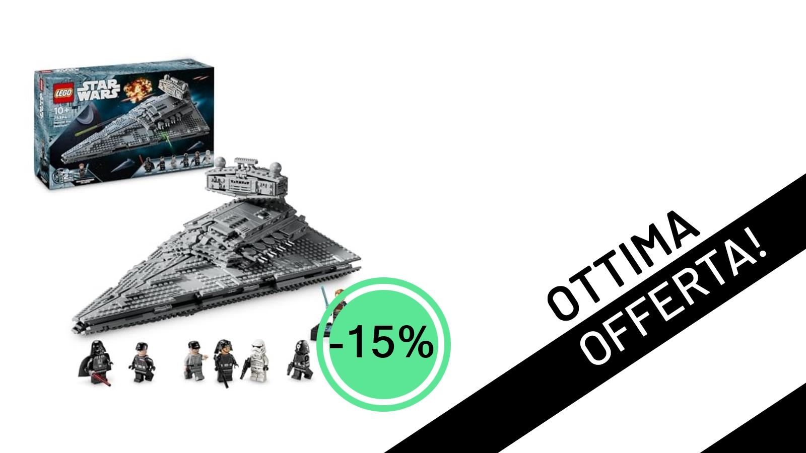 LEGO Star Wars: L'Imperial Star Destroyer 75394 Scontato del 15% su Amazon!