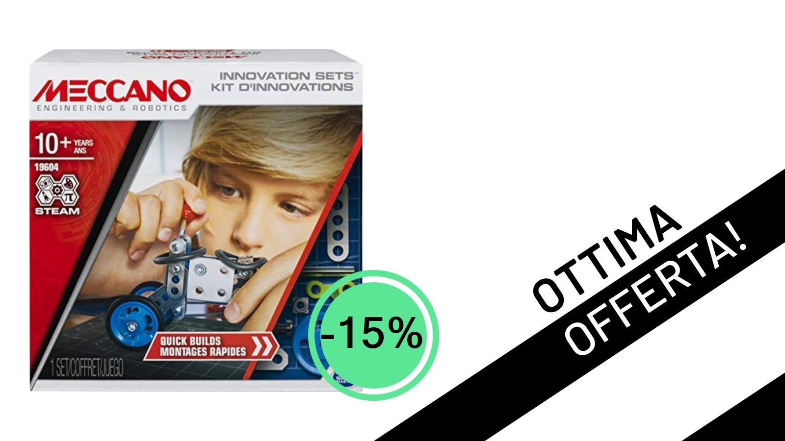 MECCANO Inventor Set Prime Creazioni in Super Offerta: Sviluppa la Creatività S.T.E.A.M. a un Prezzo Imbattibile!