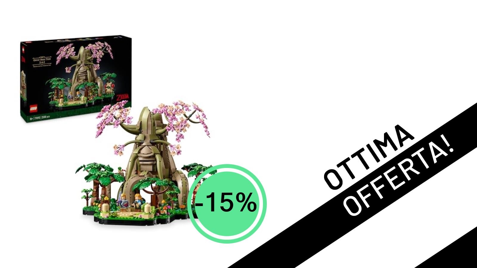 LEGO The Legend of Zelda Grande Albero Deku 2-in-1: un'offerta epica per i fan!
