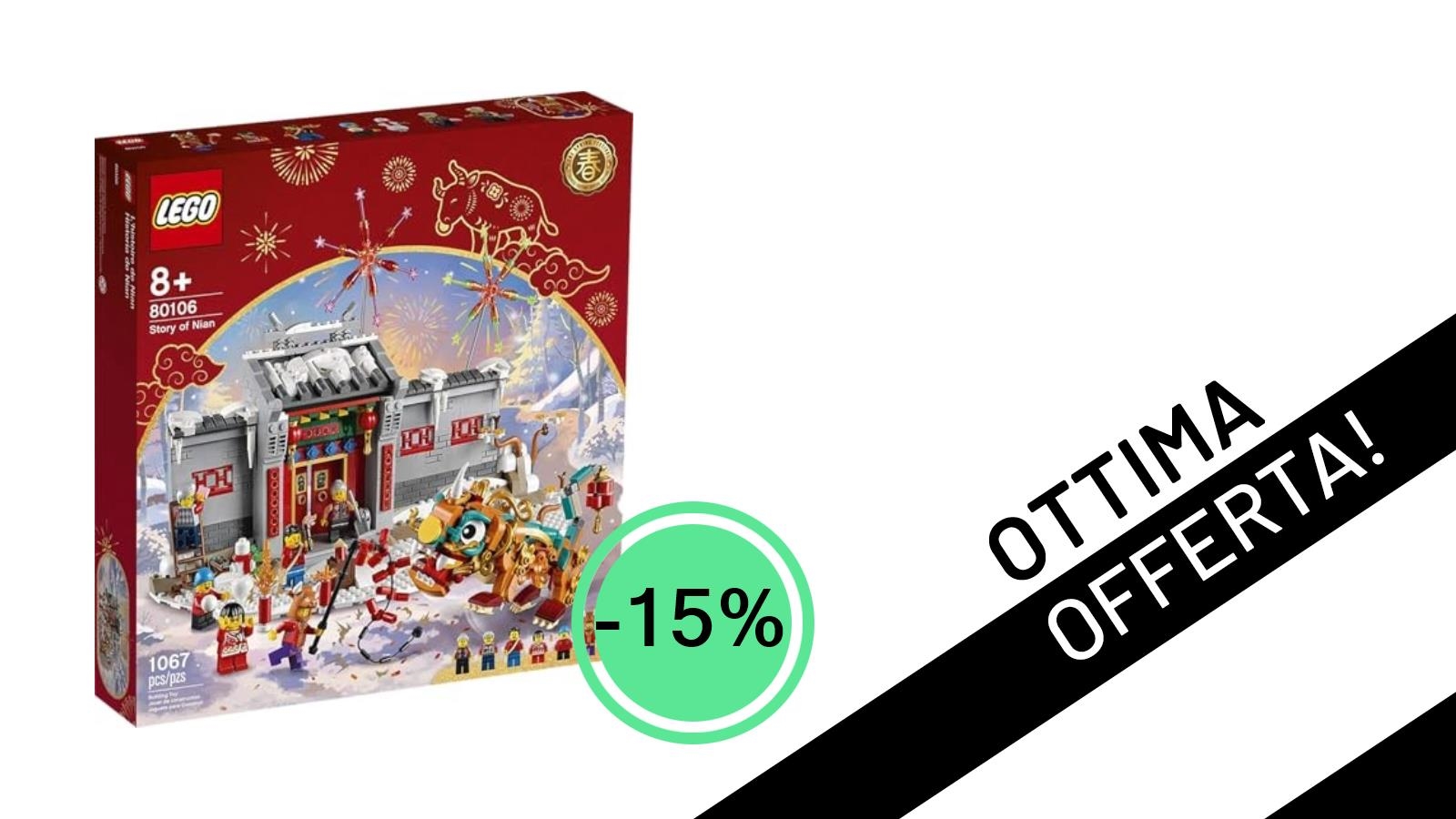 LEGO 80106 - Storia di Nian: Un'Offerta Imperdibile con il 15% di Sconto!