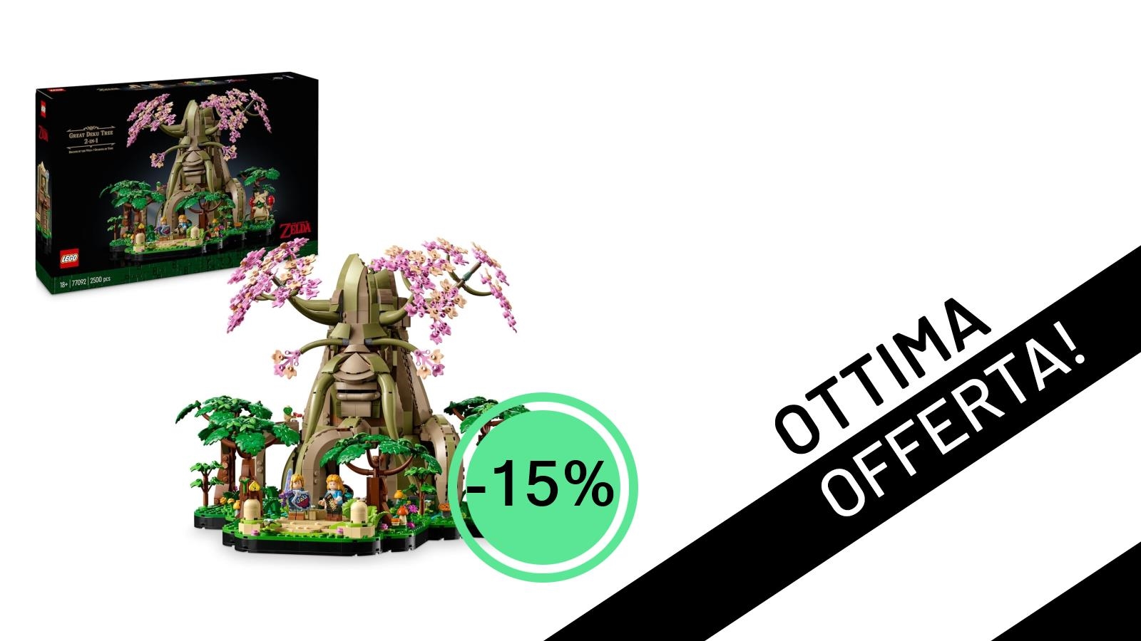 LEGO The Legend of Zelda Grande Albero Deku 2-in-1: un'offerta epica per i fan!