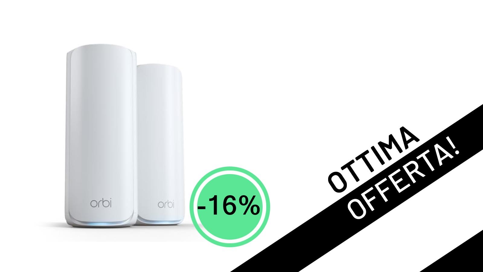 NETGEAR Orbi WiFi 7: Rivoluziona la tua connessione con un'offerta imperdibile al -16%!