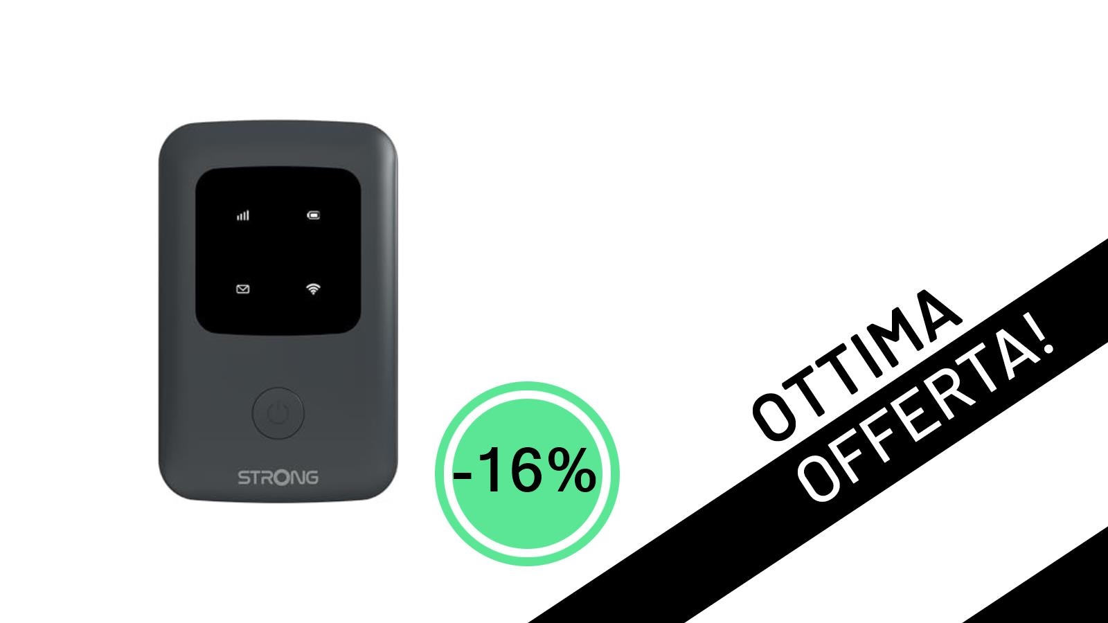 STRONG Router 4G: Internet portatile a 150Mbps in offerta imperdibile a soli 31,99€!
