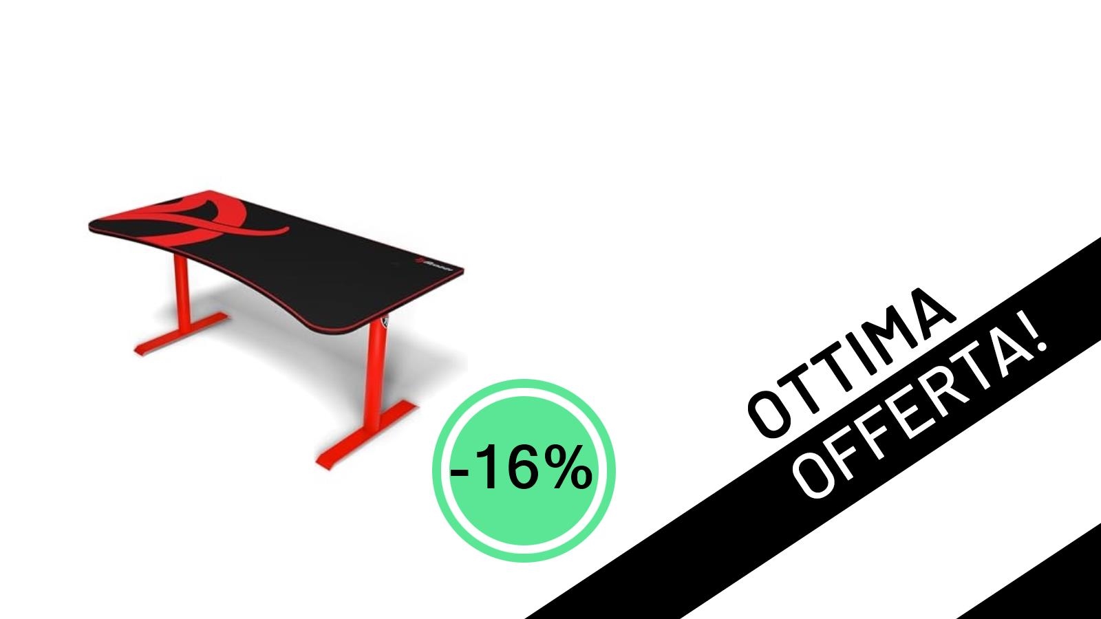 La Scrivania Gaming Arozzi Arena è in offerta a un prezzo mai visto: sconto del 16%!
