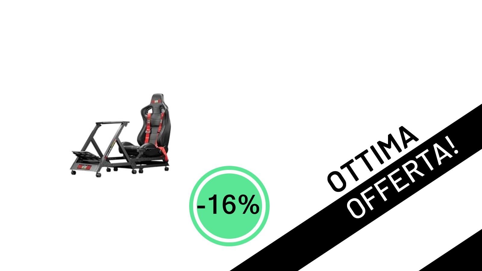 Guida al Massimo: Il Simulatore Next Level Racing GTTrack a soli 590€ con il -16%!
