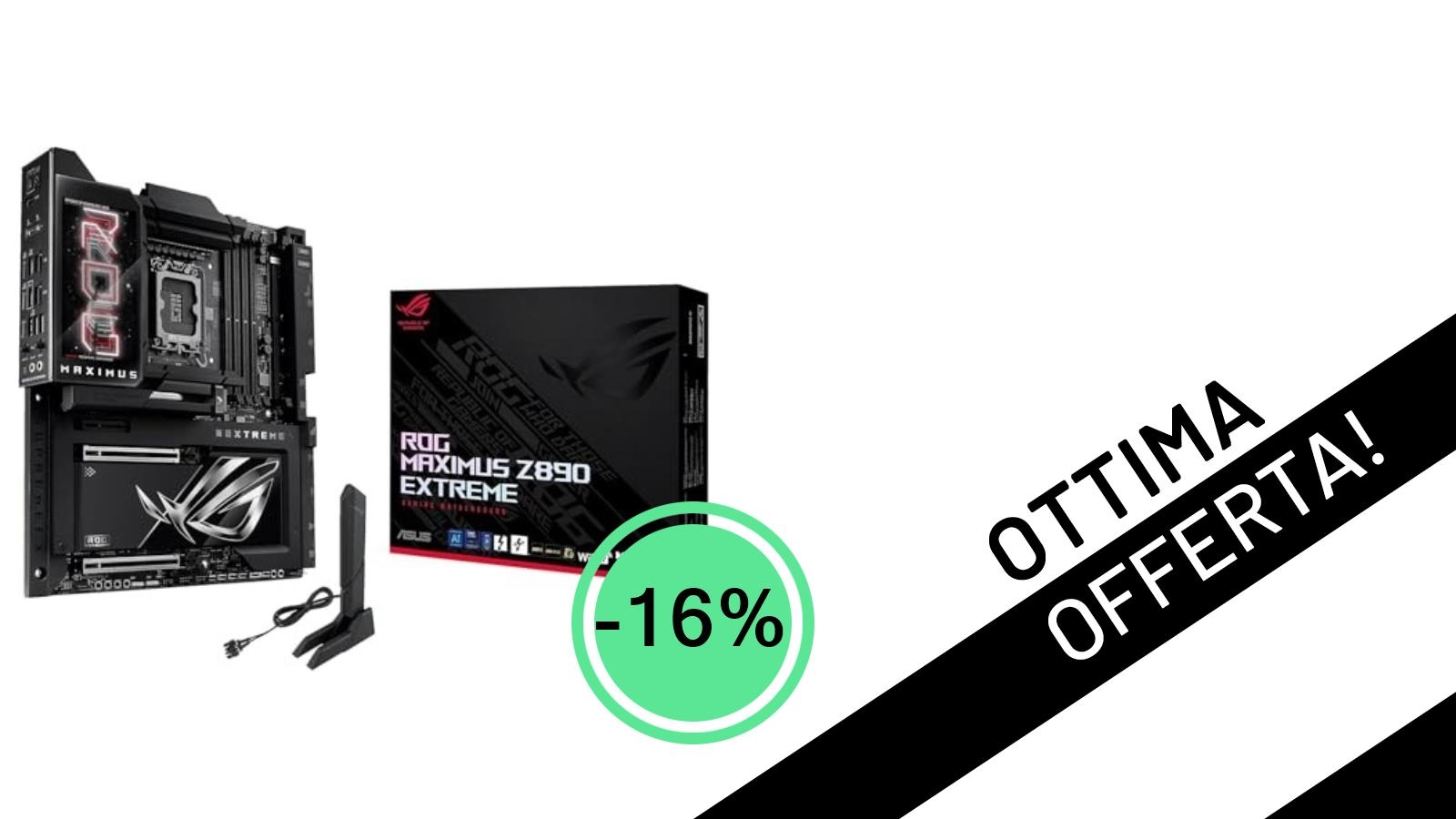 ASUS ROG Maximus Z890 Extreme: L'ammiraglia della potenza ora scontata del 16% a soli 933,79€!