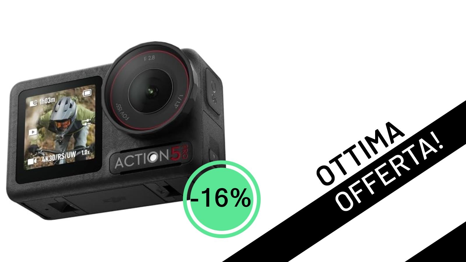 DJI Osmo Action 5 Pro: L'Action Cam Definitiva Scontata del 16% a Soli 319€!
