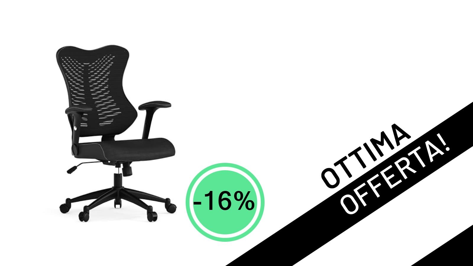 La Sedia Gaming Flash Furniture con Schienale Alto è in Offerta Imperdibile: Comfort e Stile a soli 185,99€!
