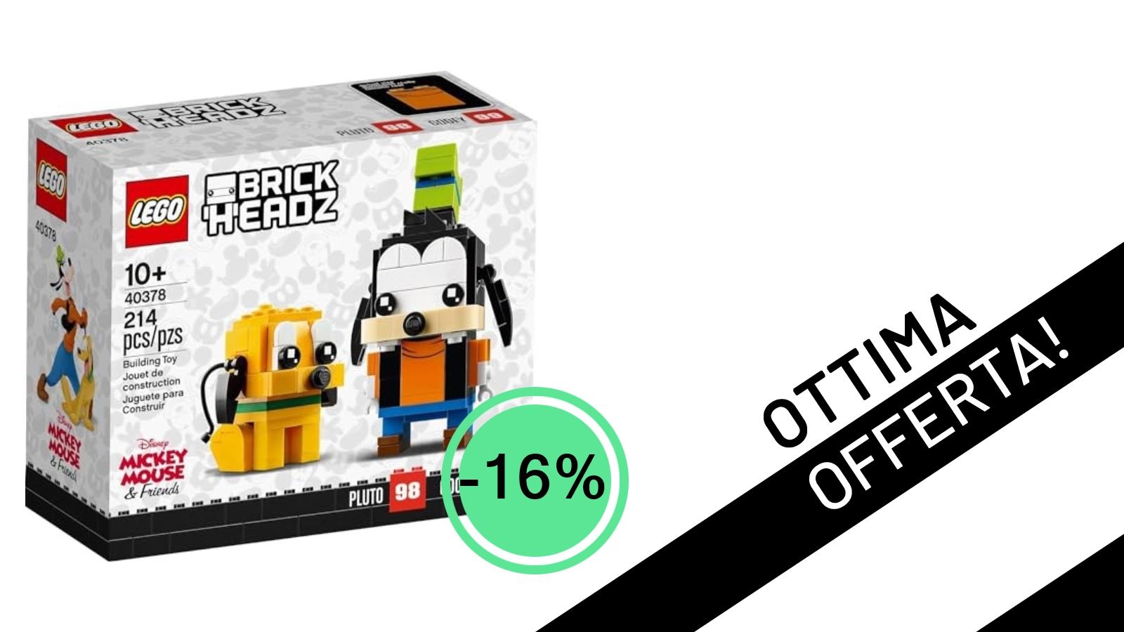 Offerta Imperdibile LEGO: Pippo e Pluto BrickHeadz Scontati del 16% a Soli 30€!
