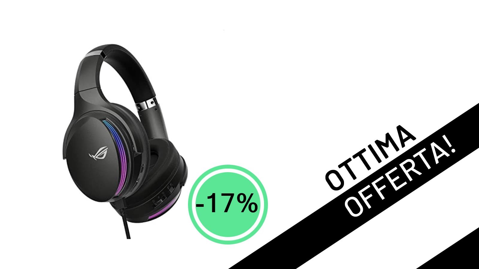 Cuffie Gaming ASUS ROG Fusion 500 II: Audio Immersivo e uno Sconto Imperdibile!