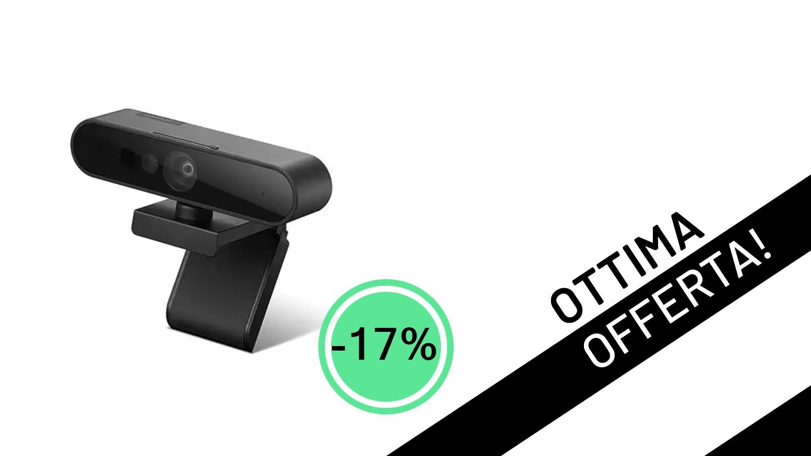 Cattura ogni dettaglio: la Webcam Lenovo Performance FHD ora con il 17% di sconto!