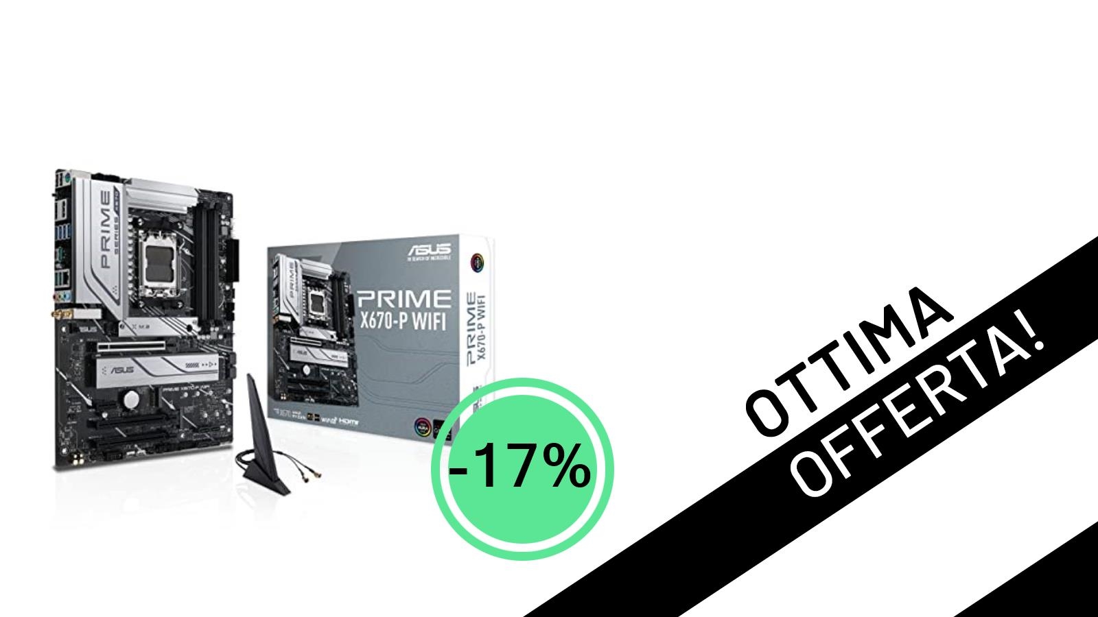 ASUS PRIME X670-P WIFI: L'Offerta Che Stavi Aspettando per il Tuo PC di Nuova Generazione