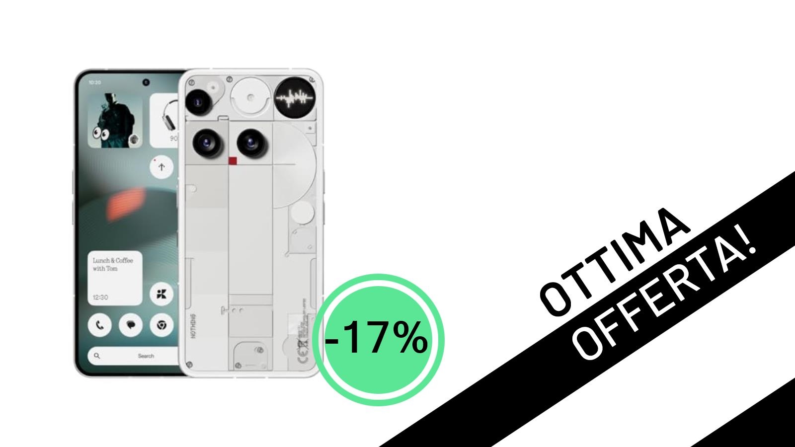 Nothing Phone (3): l'iconico smartphone con Glyph Matrix ora al -17% a un prezzo incredibile!