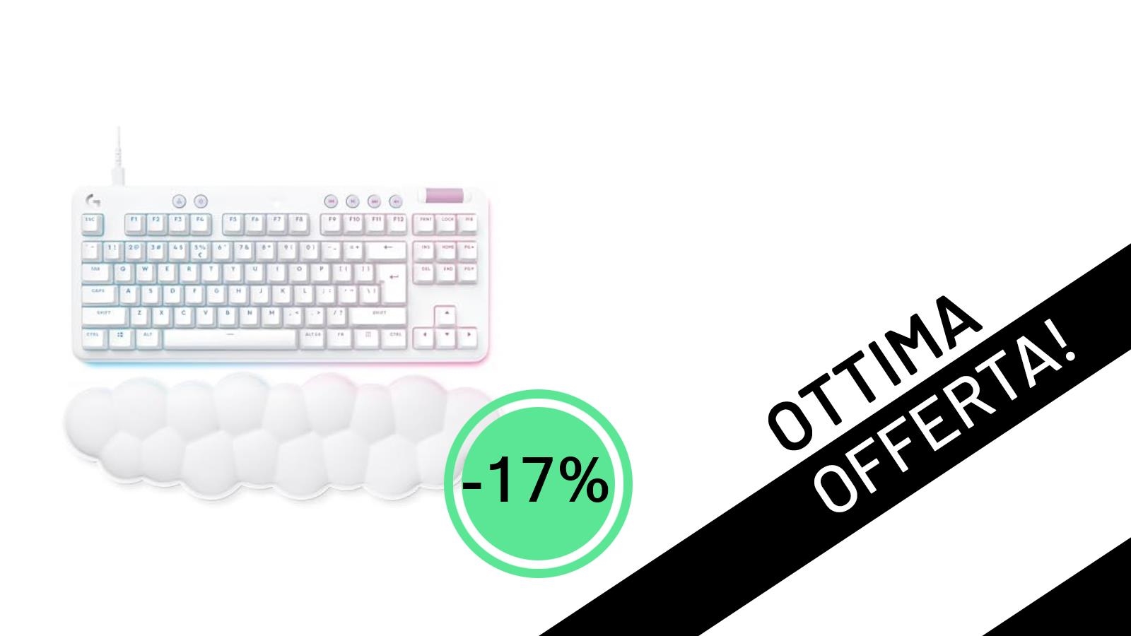 Offerta imperdibile: la tastiera gaming Logitech G G713 con uno sconto del 17%!