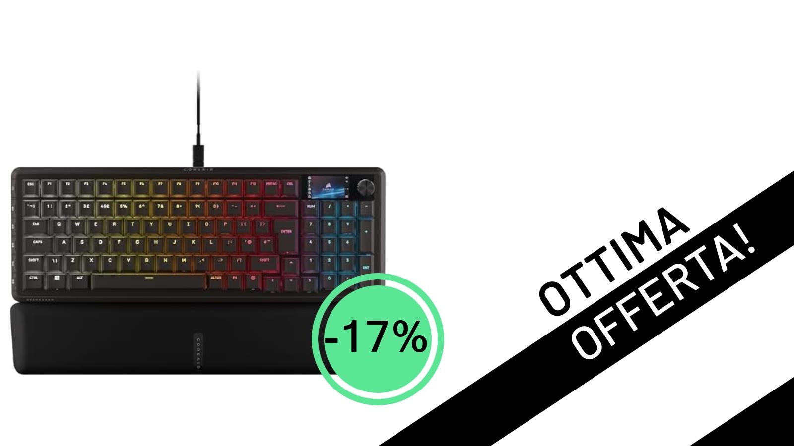 Corsair VANGUARD 96: La Tastiera Meccanica da Gaming al 96% in Offerta Irripetibile!