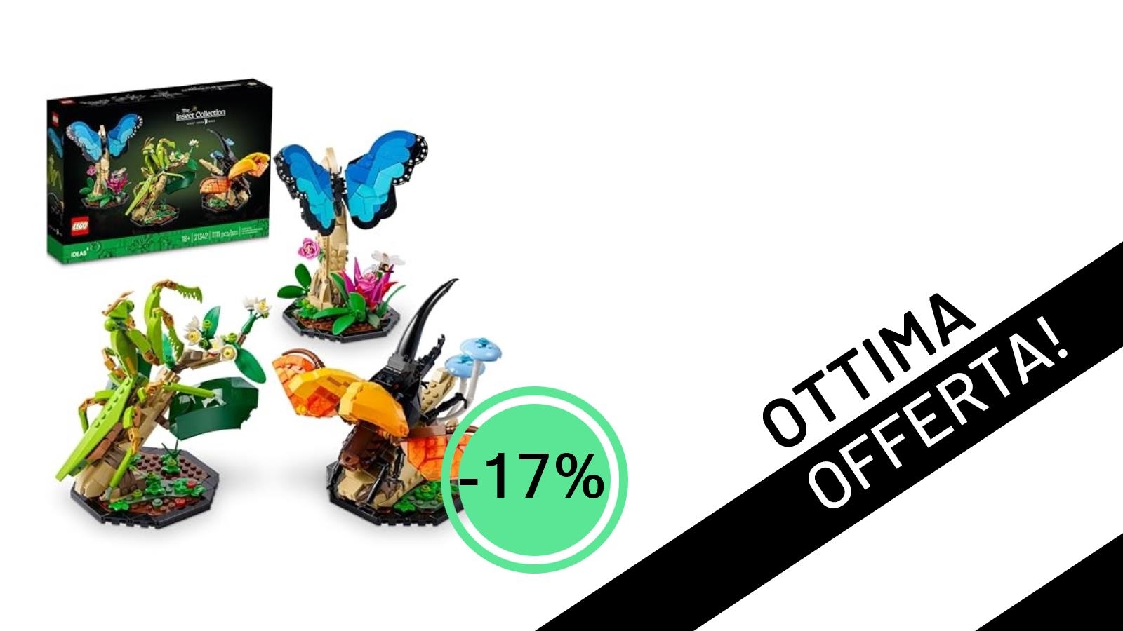 Offerta Incredibile! LEGO Ideas The Insect Collection: Un Tuffo nella Natura con il 17% di Sconto