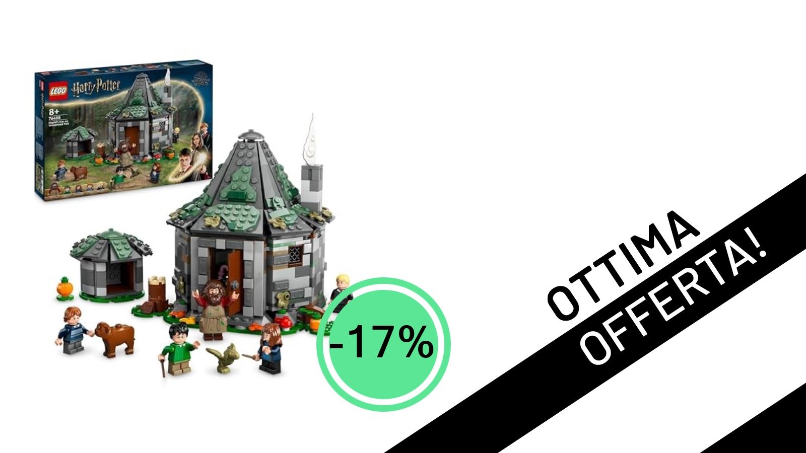 Offerta Imperdibile: La Magia di Harry Potter Arriva con lo Sconto sul Set LEGO La Capanna di Hagrid!