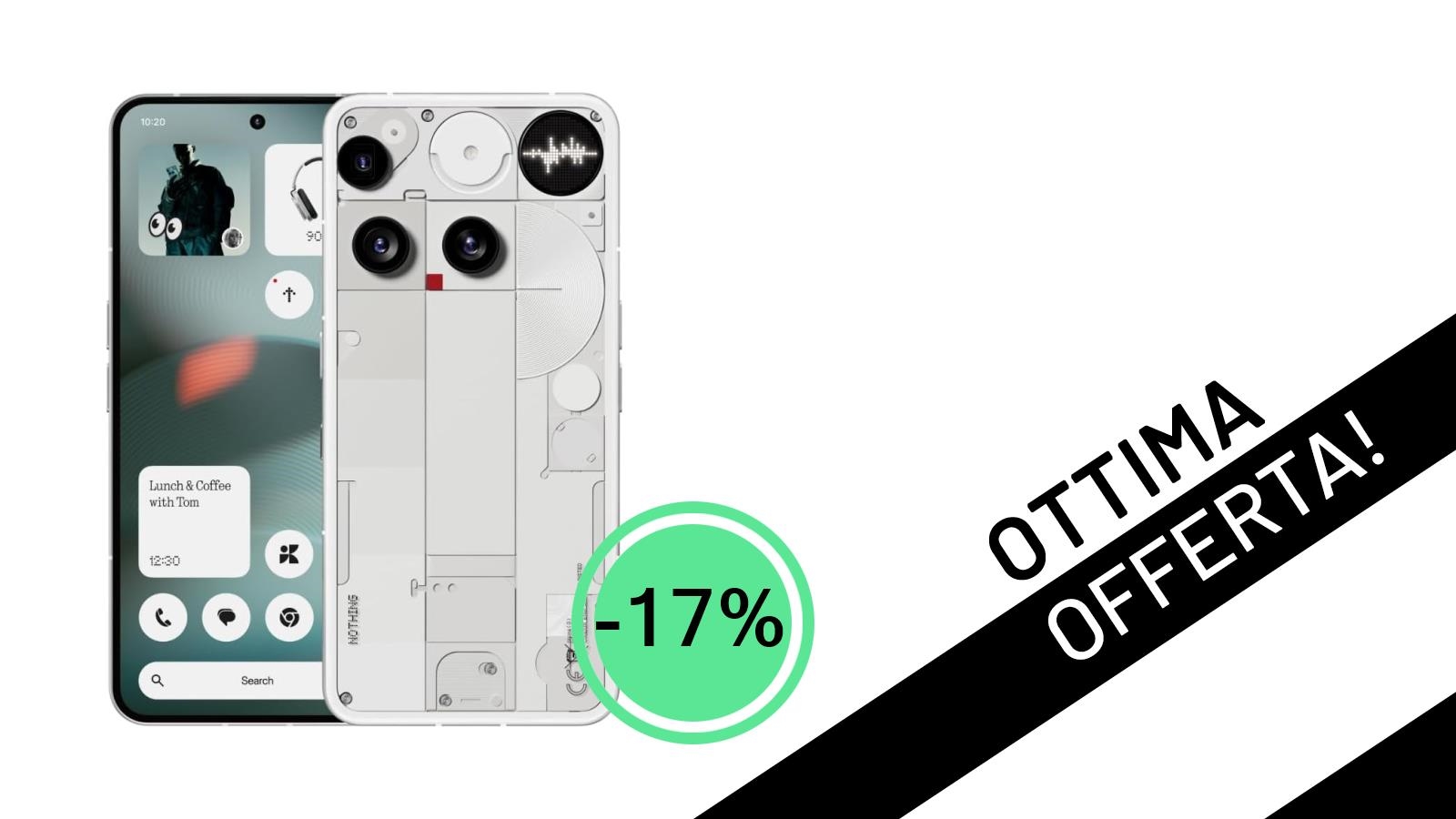 Nothing Phone (3): l'iconico smartphone con Glyph Matrix ora al -17% a un prezzo incredibile!