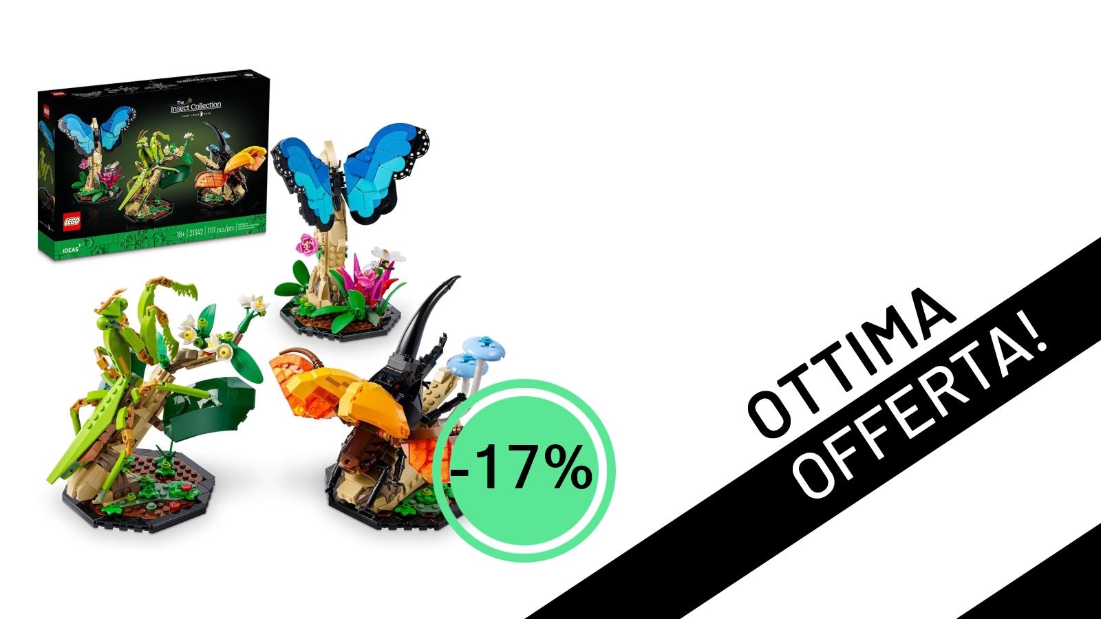 Offerta Incredibile! LEGO Ideas The Insect Collection: Un Tuffo nella Natura con il 17% di Sconto