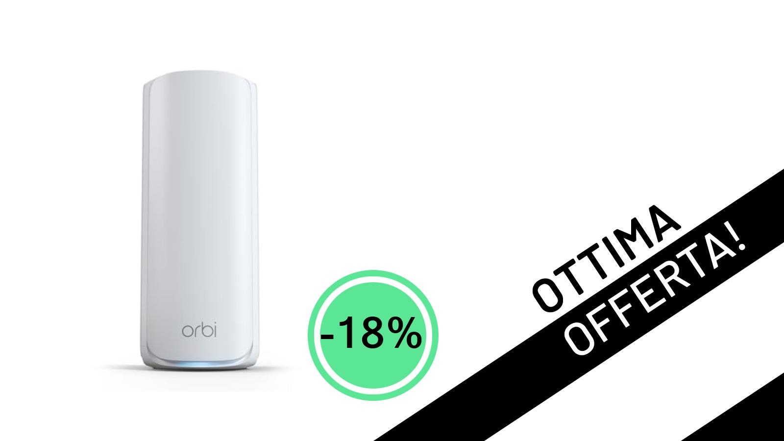 NETGEAR Orbi Mesh WiFi 7 in offerta: Estendi la tua rete a un prezzo imperdibile!