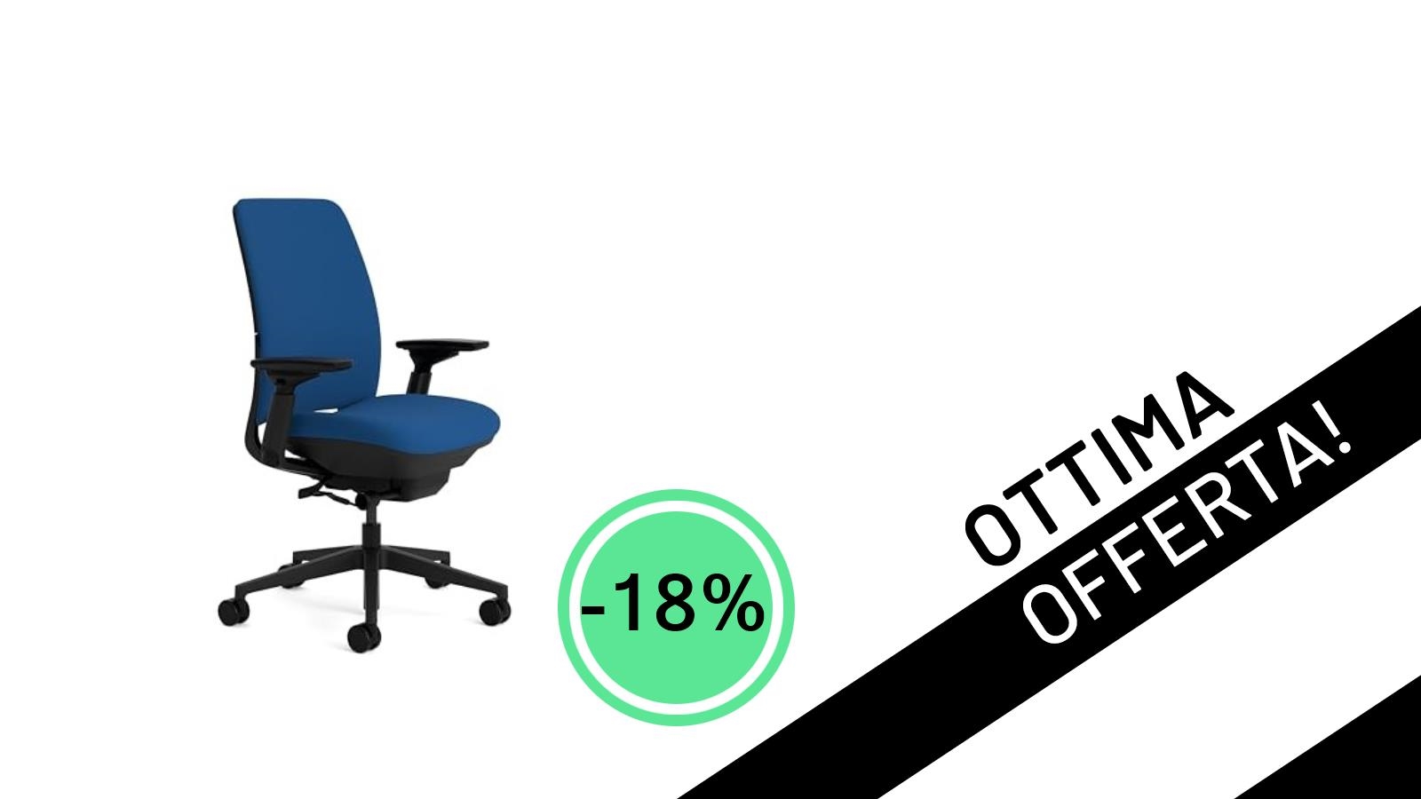 Steelcase Amia: la sedia gaming ergonomica da sogno ora con il 18% di sconto!