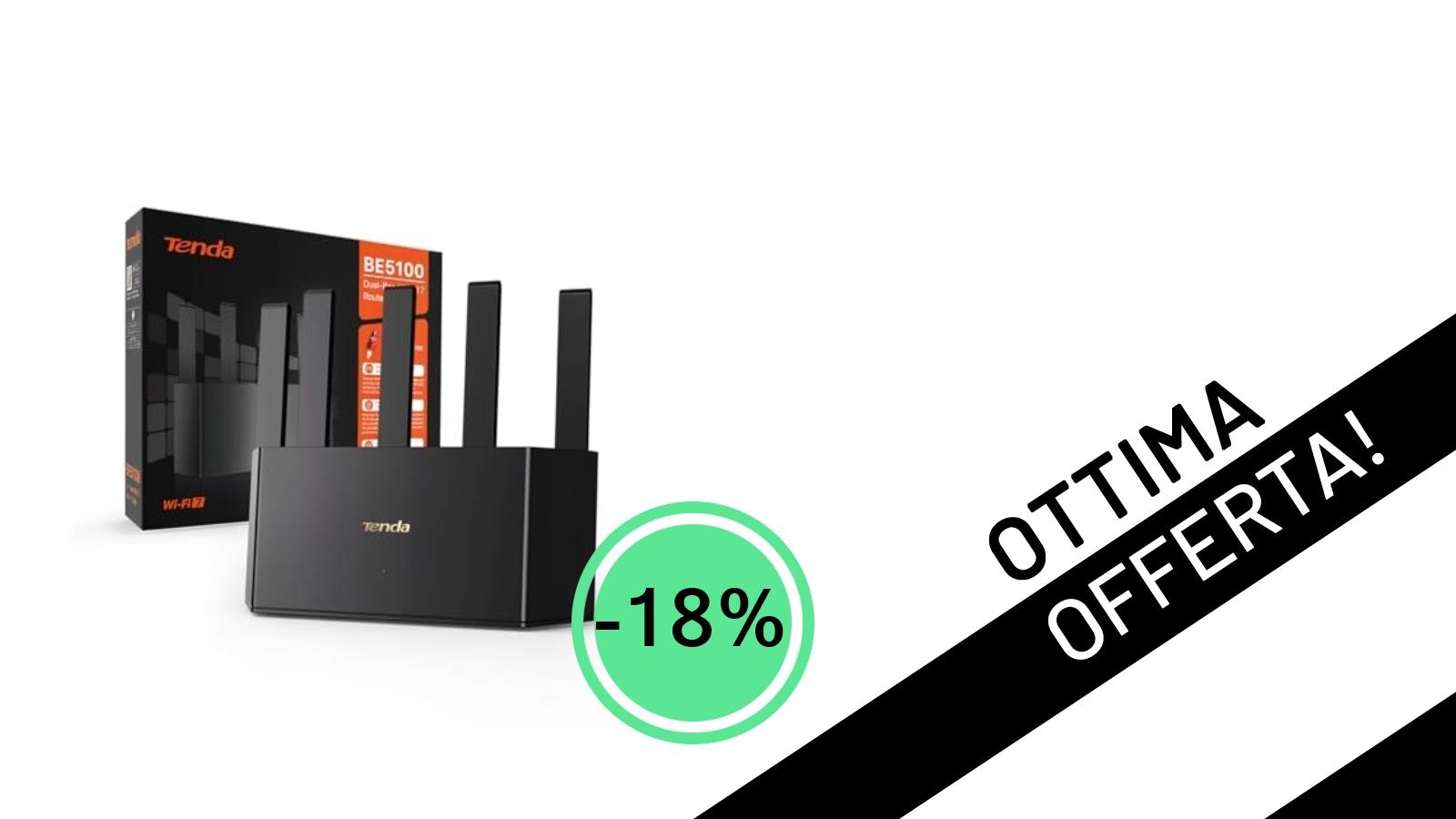 Il Router WiFi 7 Tenda RE6L Pro è in offerta imperdibile a soli 75,99€!