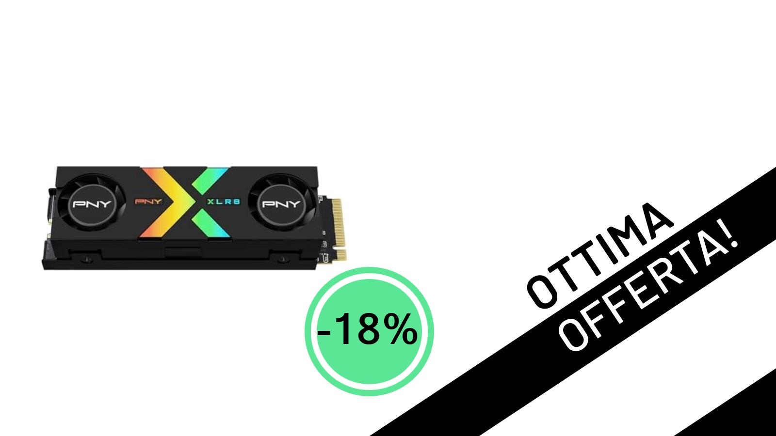 PNY SSD Interno CS3150 XLR8 Gaming EPIC-X RGB™ 2TB M.2 NVMe: Velocità e Stile con il 18% di Sconto!