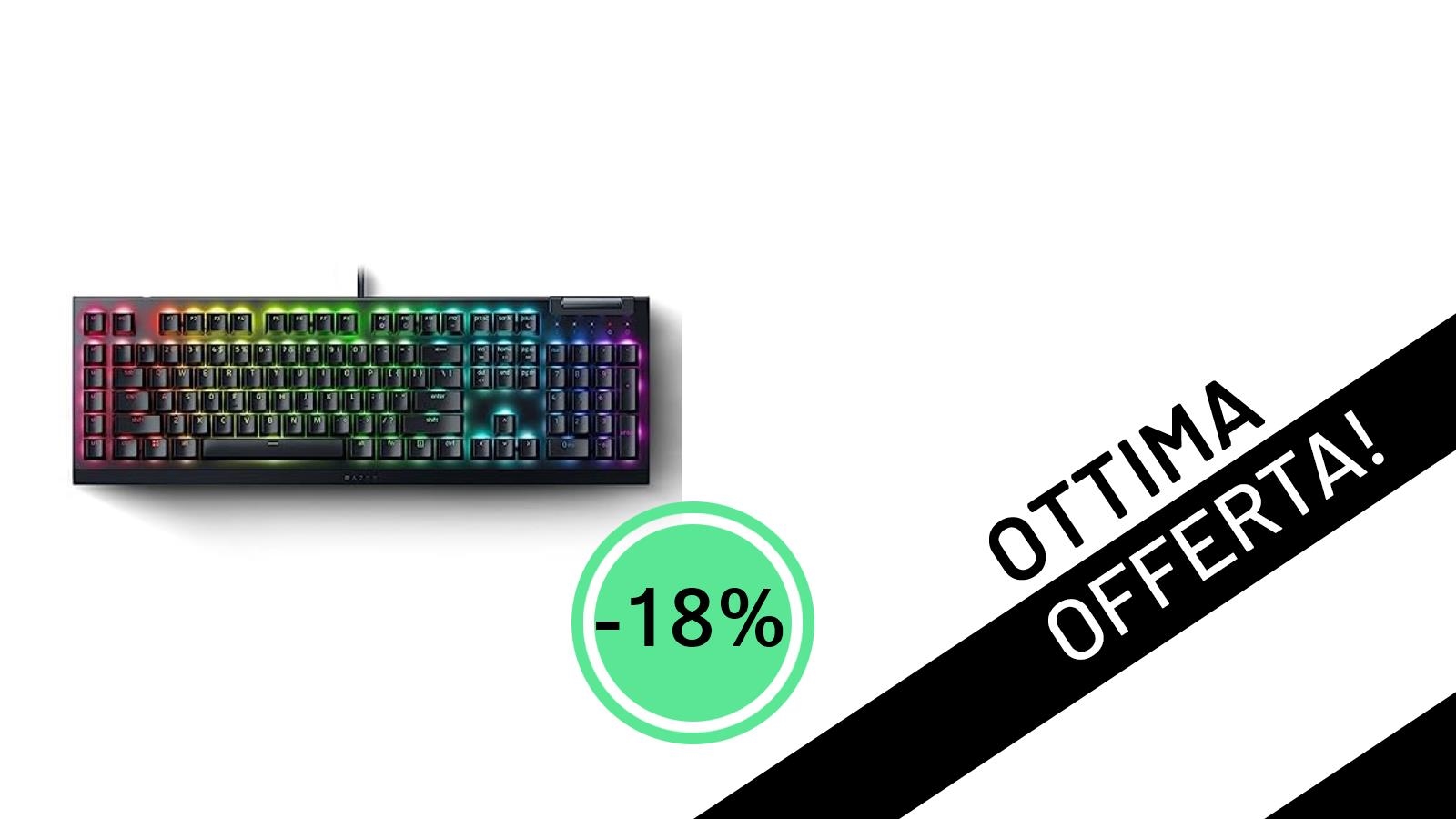 Razer BlackWidow V4 X: La Tastiera Meccanica da Gaming Definitiva Scontata del 18%!